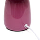 All The Rages Simple Designs Mauve 10" Ceramic Table Lamp With Matching Fabric Shade