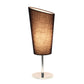 All The Rages Simple Designs Mini Chrome Table Lamp With Black Angled Fabric Shade