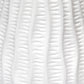 All The Rages Simple Designs Off White 11" Ceramic Texture Pastel Table Lamp With Matching Fabric Shade