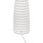 All The Rages Simple Designs Off White Alsace Bottle Table Lamp