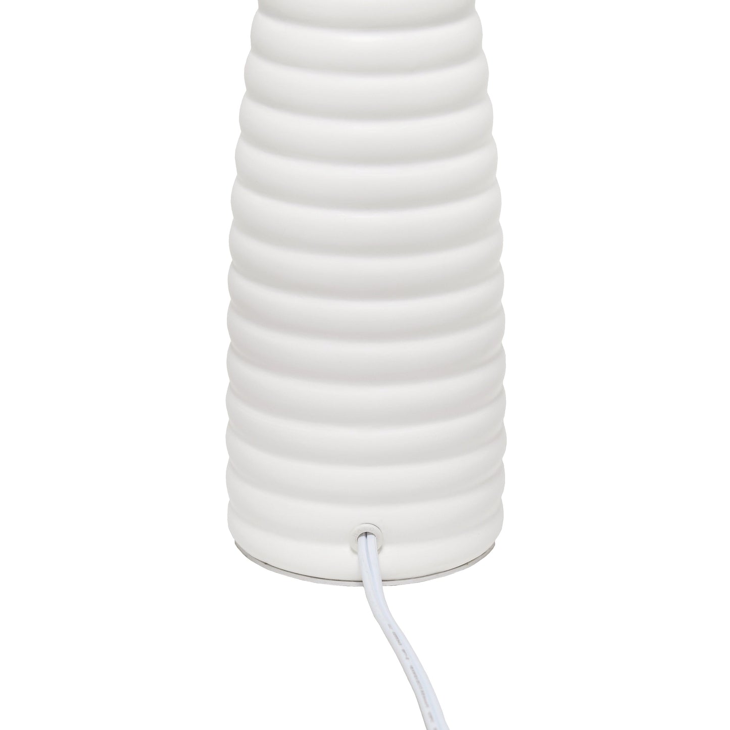 All The Rages Simple Designs Off White Alsace Bottle Table Lamp