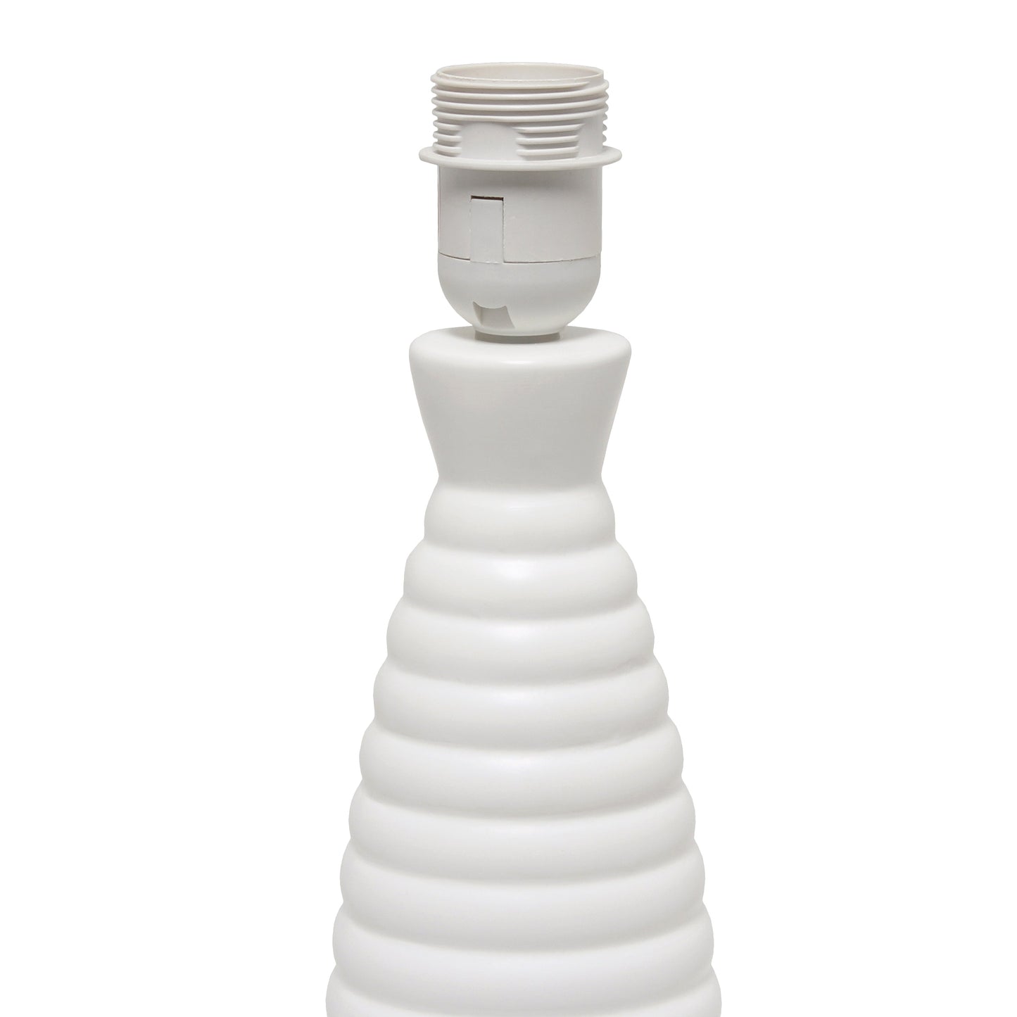 All The Rages Simple Designs Off White Alsace Bottle Table Lamp