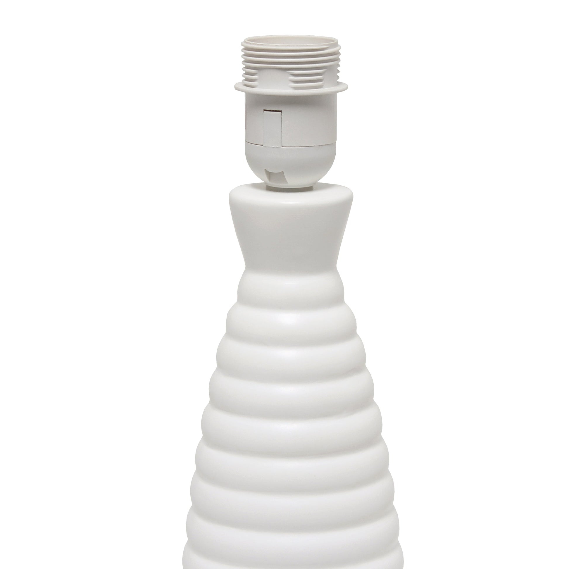 All The Rages Simple Designs Off White Alsace Bottle Table Lamp