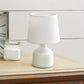 All The Rages Simple Designs Off-White Mini Bocksbeutal Concrete Table Lamp
