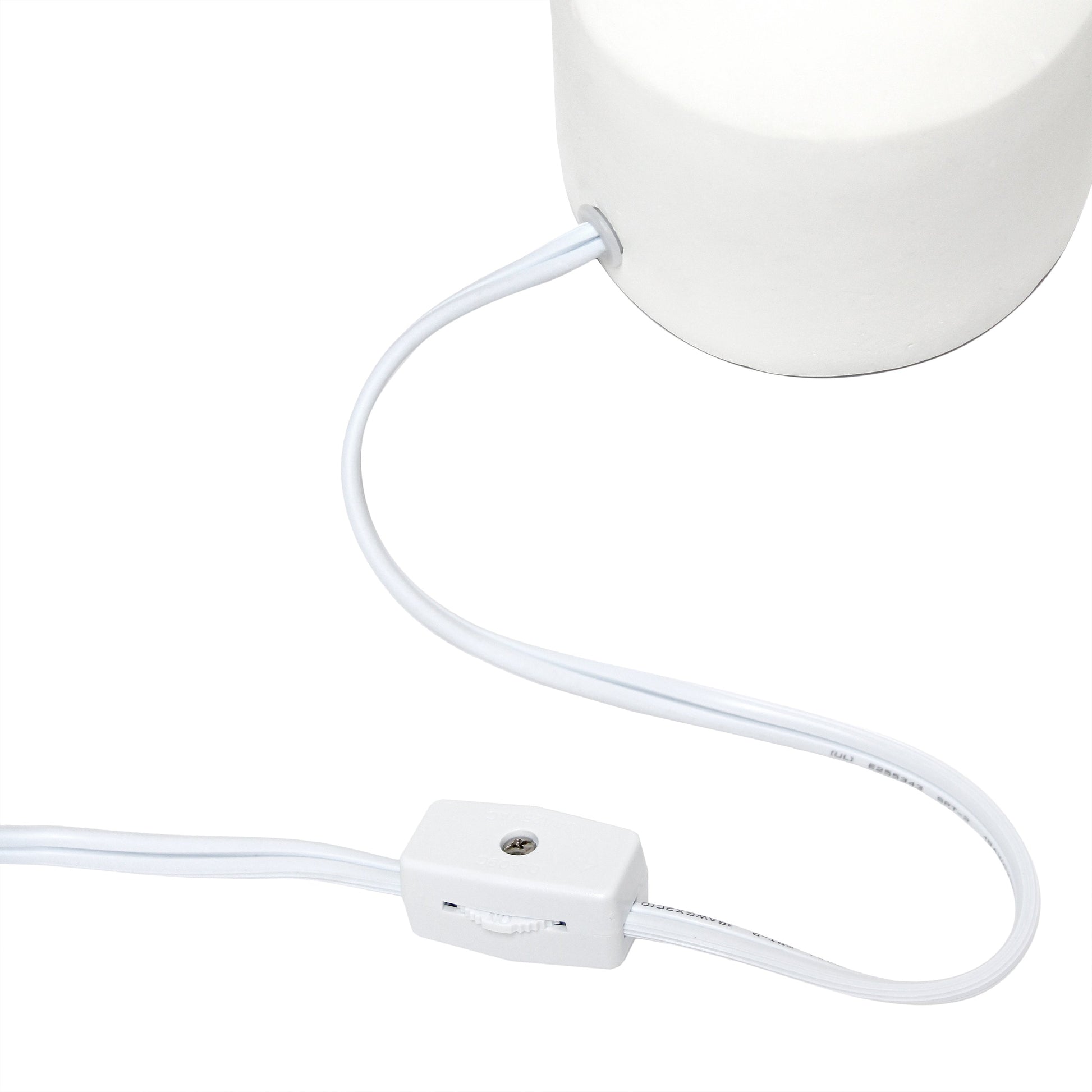 All The Rages Simple Designs Off-White Mini Bocksbeutal Concrete Table Lamp
