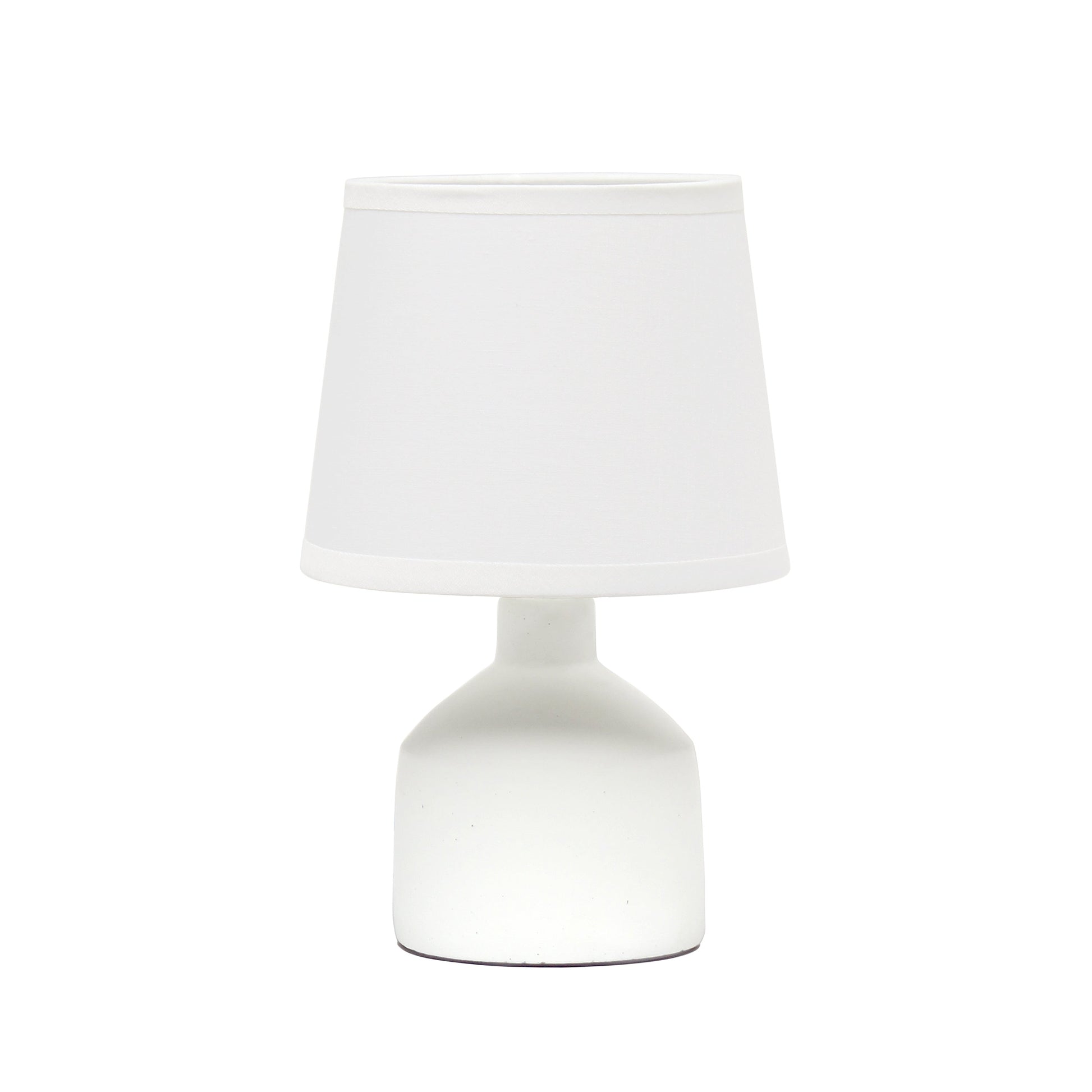 All The Rages Simple Designs Off-White Mini Bocksbeutal Concrete Table Lamp