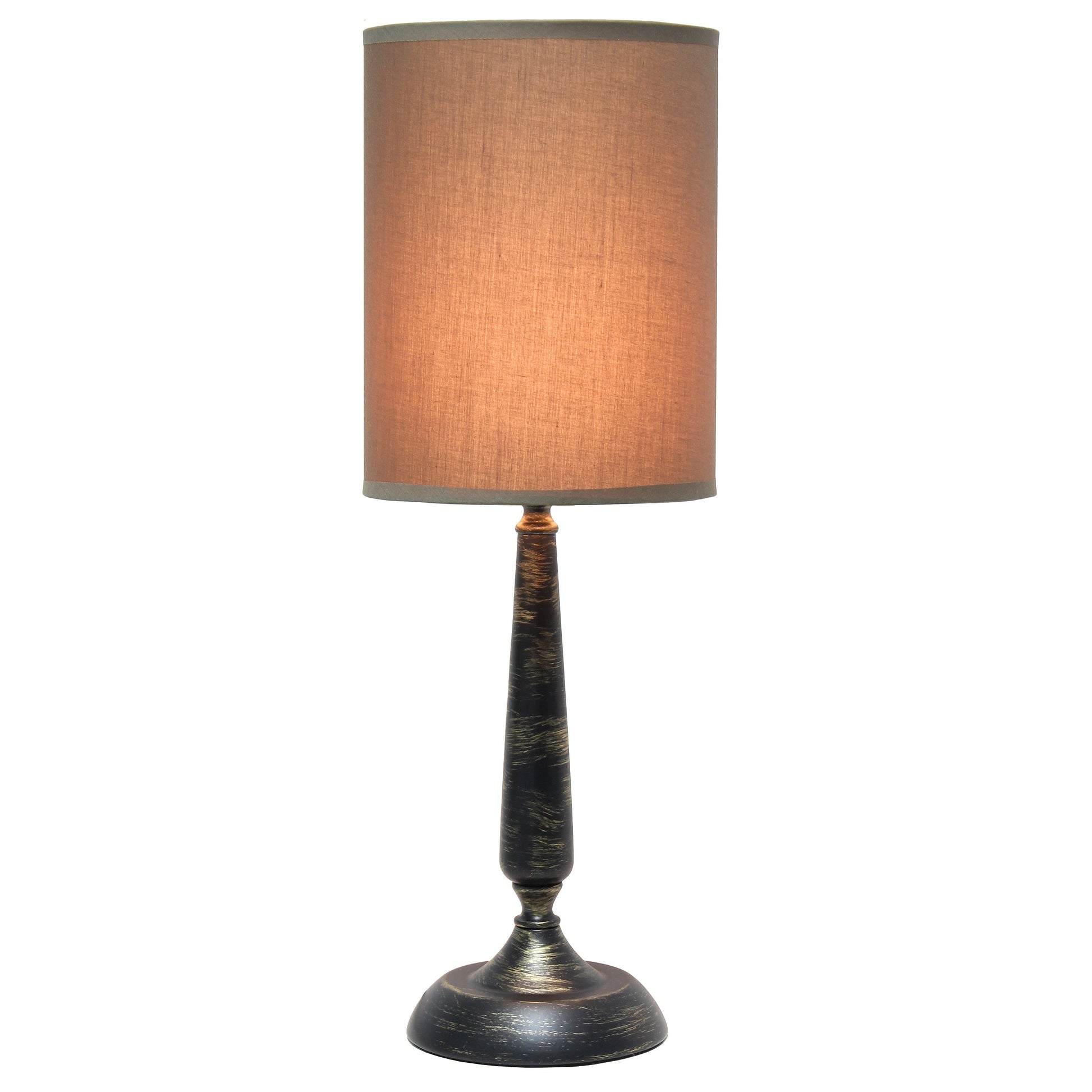 All The Rages Simple Designs Oil Rubbed Bronze Traditional Candlestick Table Lamp