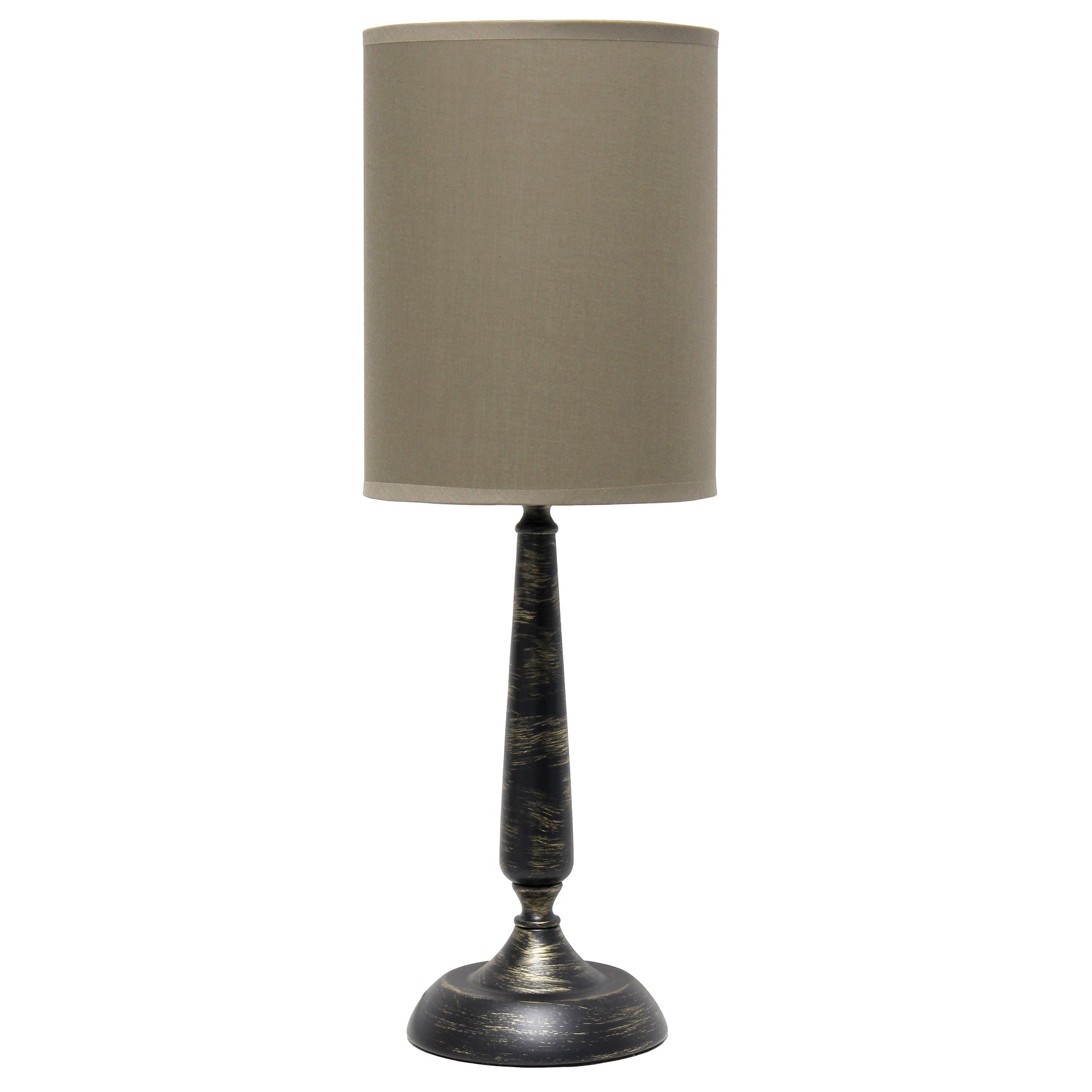All The Rages Simple Designs Oil Rubbed Bronze Traditional Candlestick Table Lamp