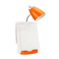 All The Rages Simple Designs Orange Semi-Flexible Desk Lamp With iPad Tablet Stand Book Holder & USB Charging Outlet