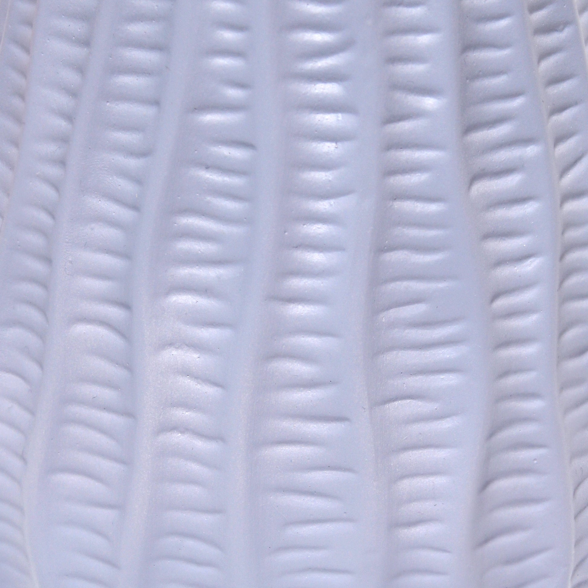 All The Rages Simple Designs Periwinkle 11" Ceramic Texture Pastel Table Lamp With Matching Fabric Shade