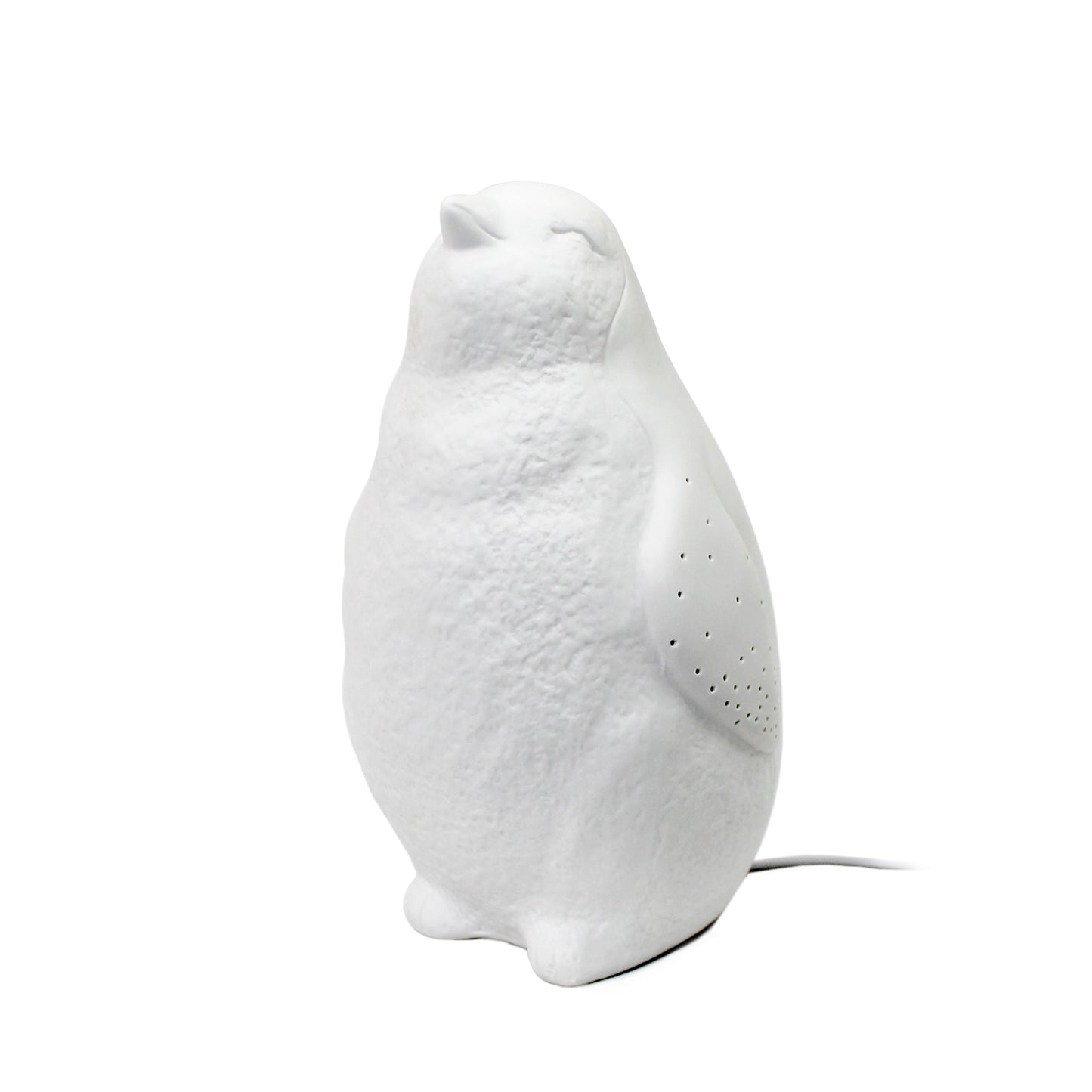 All The Rages Simple Designs Porcelain Arctic Penguin Shaped Table Lamp