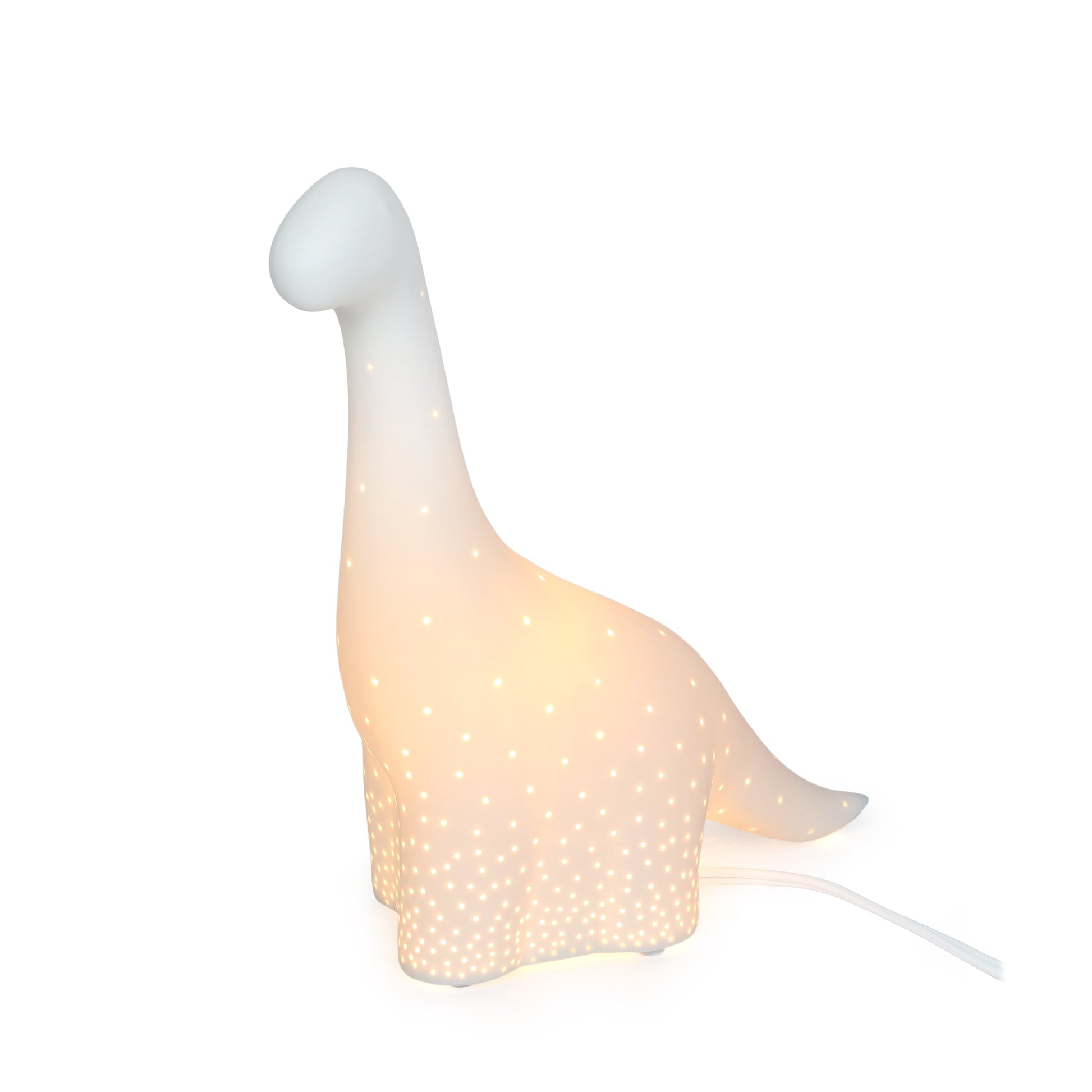 All The Rages Simple Designs Porcelain Dinosaur Table Lamp