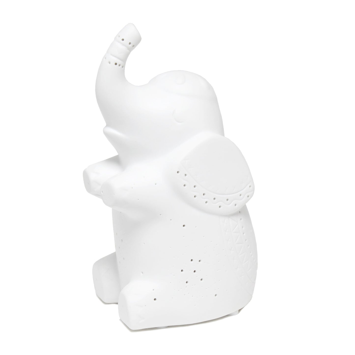 All The Rages Simple Designs Porcelain Elephant Shaped Table Lamp