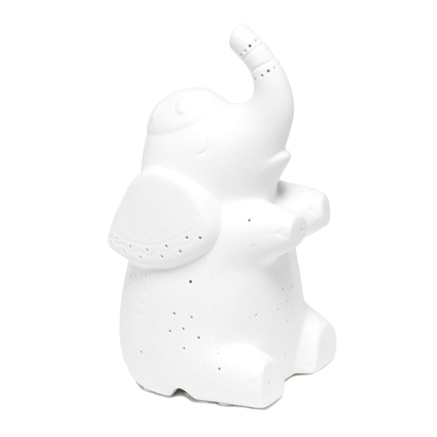 All The Rages Simple Designs Porcelain Elephant Shaped Table Lamp