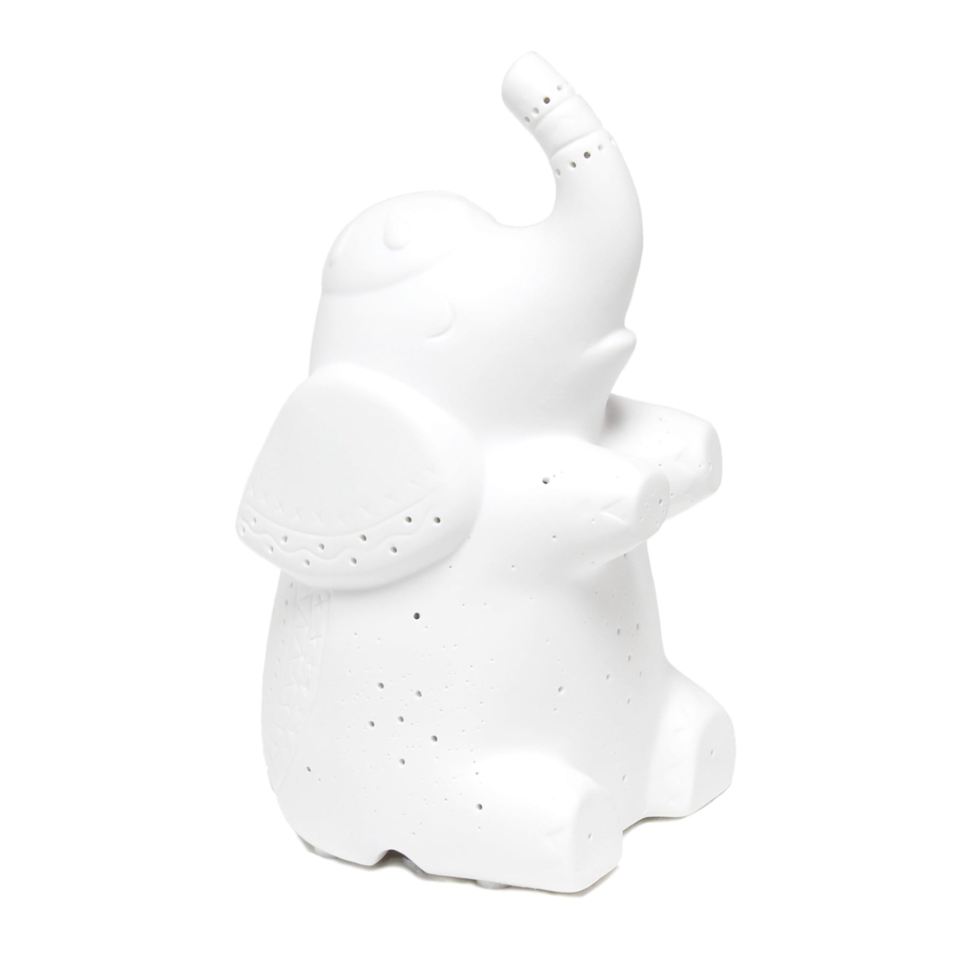 All The Rages Simple Designs Porcelain Elephant Shaped Table Lamp
