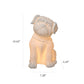 All The Rages Simple Designs Porcelain Puppy Dog Shaped Table Lamp