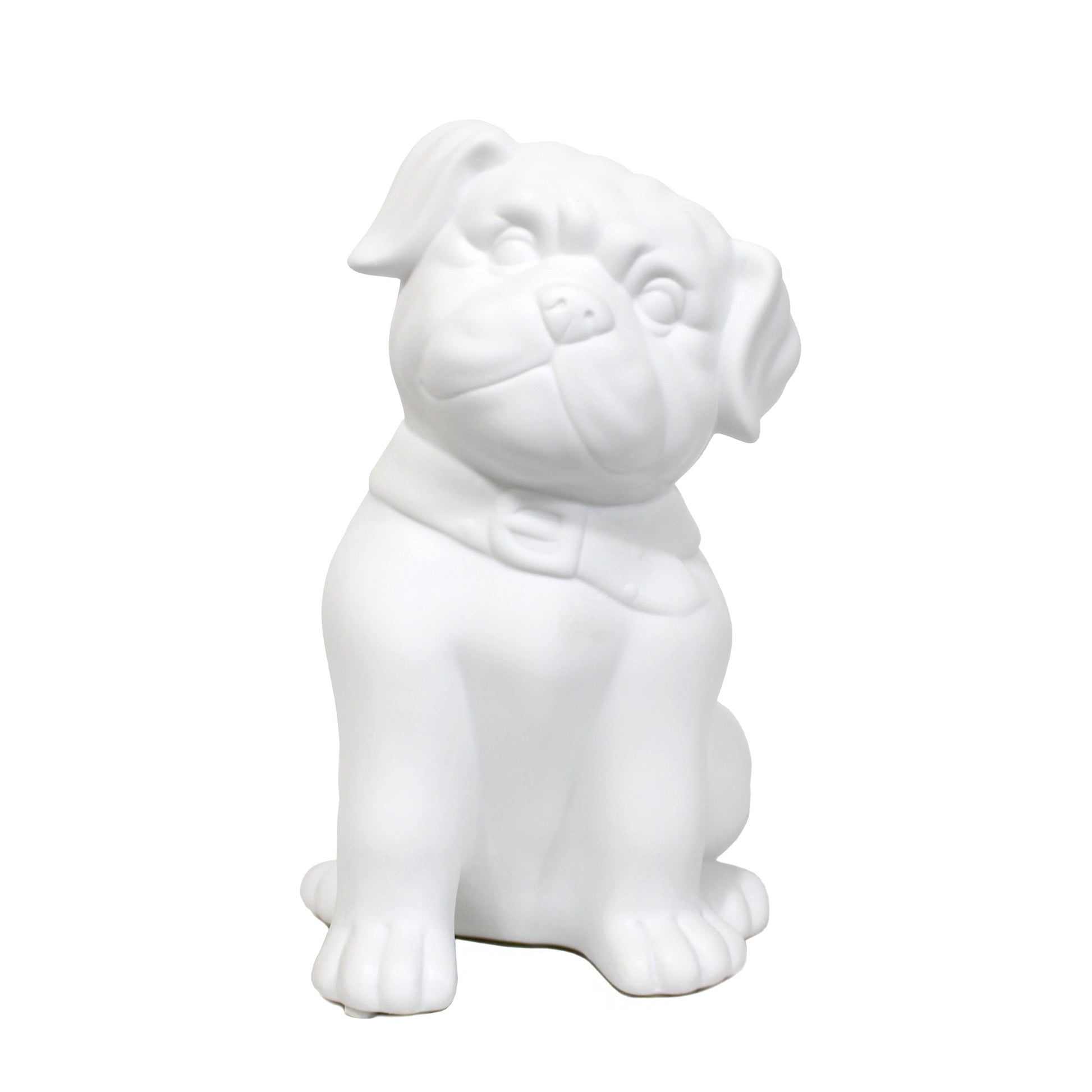 All The Rages Simple Designs Porcelain Puppy Dog Shaped Table Lamp