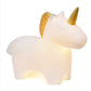 All The Rages Simple Designs Porcelain Unicorn Shaped Table Lamp