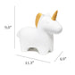 All The Rages Simple Designs Porcelain Unicorn Shaped Table Lamp