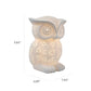 All The Rages Simple Designs Porcelain Wise Owl Shaped Animal Light Table Lamp