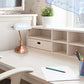 All The Rages Simple Designs Rose Gold Executive Bankers Desk Lamp With White Shade