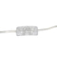 All The Rages Simple Designs Rose Gold Stick Lamp With White Fabric Shade