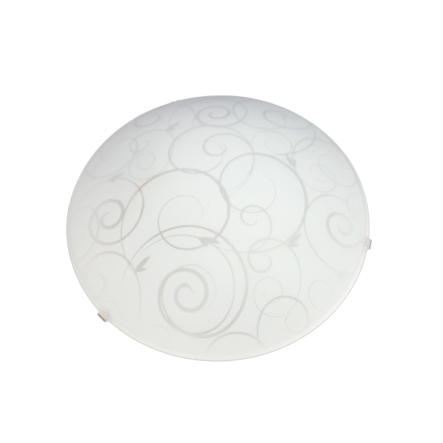 All The Rages Simple Designs Round Flushmount Ceiling Light With Scroll Swirl Design