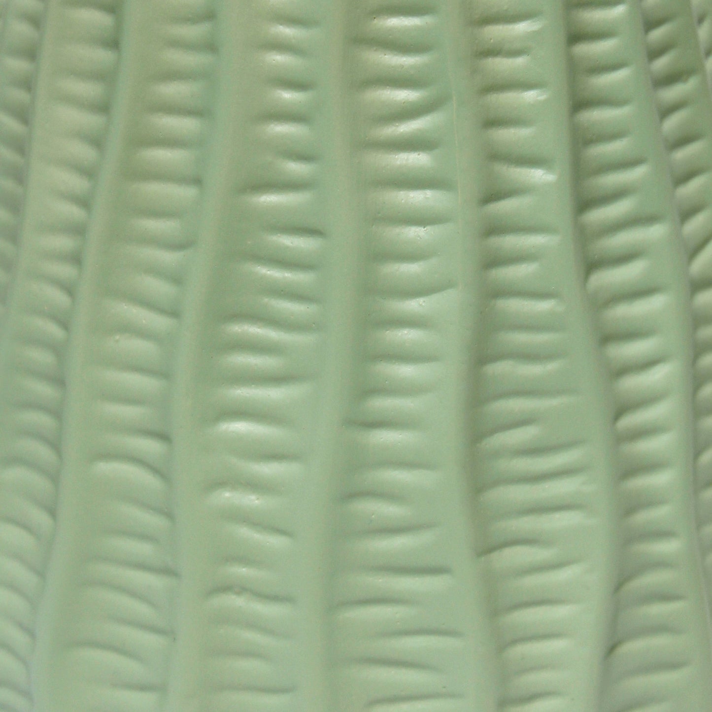 All The Rages Simple Designs Sage Green 11" Ceramic Texture Pastel Table Lamp With Matching Fabric Shade
