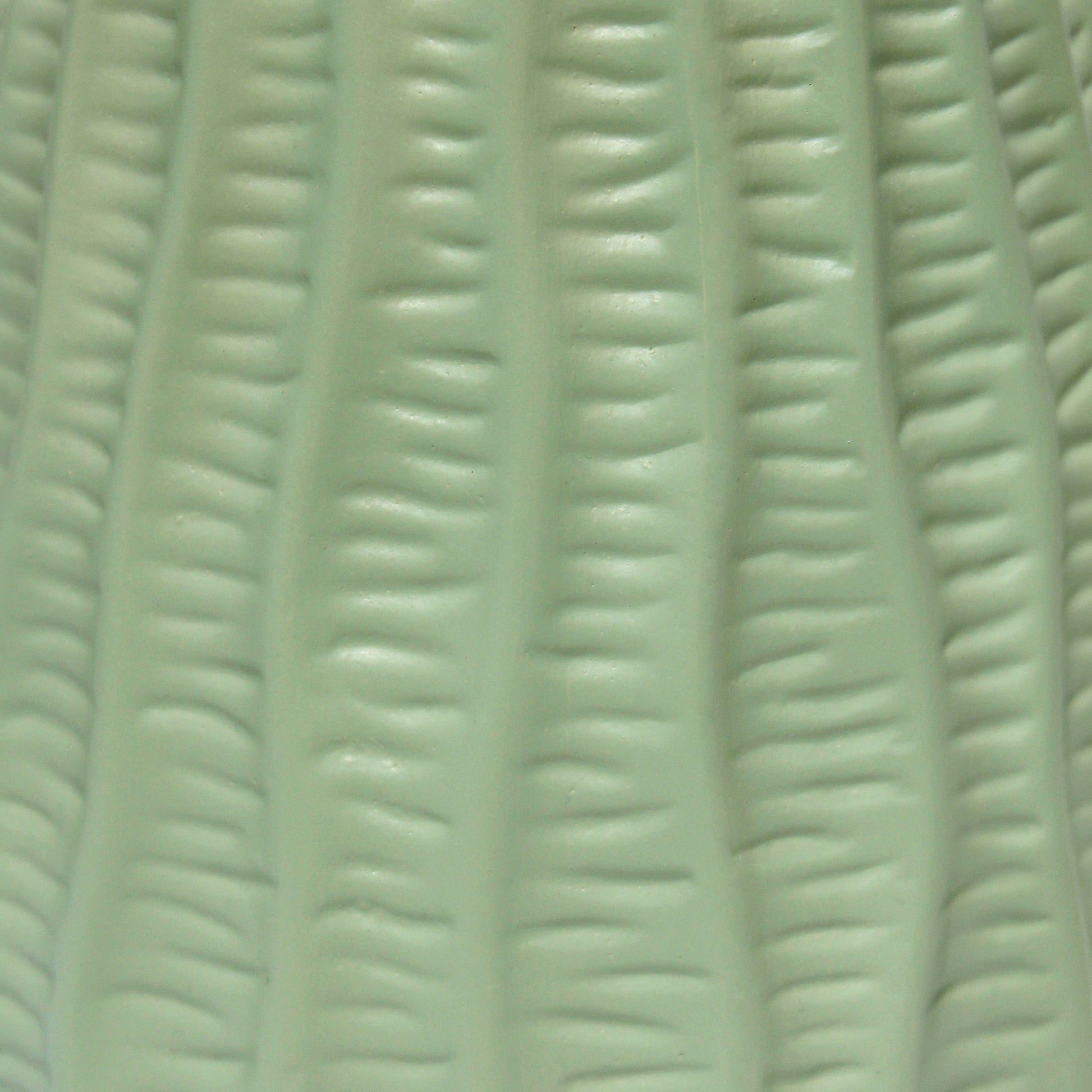 All The Rages Simple Designs Sage Green 11" Ceramic Texture Pastel Table Lamp With Matching Fabric Shade