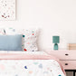 All The Rages Simple Designs Seafoam 10" Ceramic Table Lamp With Matching Fabric Shade