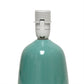 All The Rages Simple Designs Seafoam 10" Ceramic Table Lamp With Matching Fabric Shade
