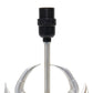 All The Rages Simple Designs Shoreside 18" Tall Coastal Brushed Nickel & Polyresin Pinching Crab Shaped Bedside Table Lamp With White Fabric Drum Shade