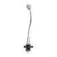 All The Rages Simple Designs Silver LED Gooseneck Clip Light Desk Lamp