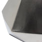 All The Rages Simple Designs Silver Pyramid Table Lamp