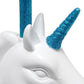 All The Rages Simple Designs Sparkling Blue & White Unicorn Table Lamp