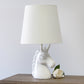 All The Rages Simple Designs Sparkling Iridescent & White Unicorn Table Lamp