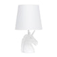 All The Rages Simple Designs Sparkling Iridescent & White Unicorn Table Lamp
