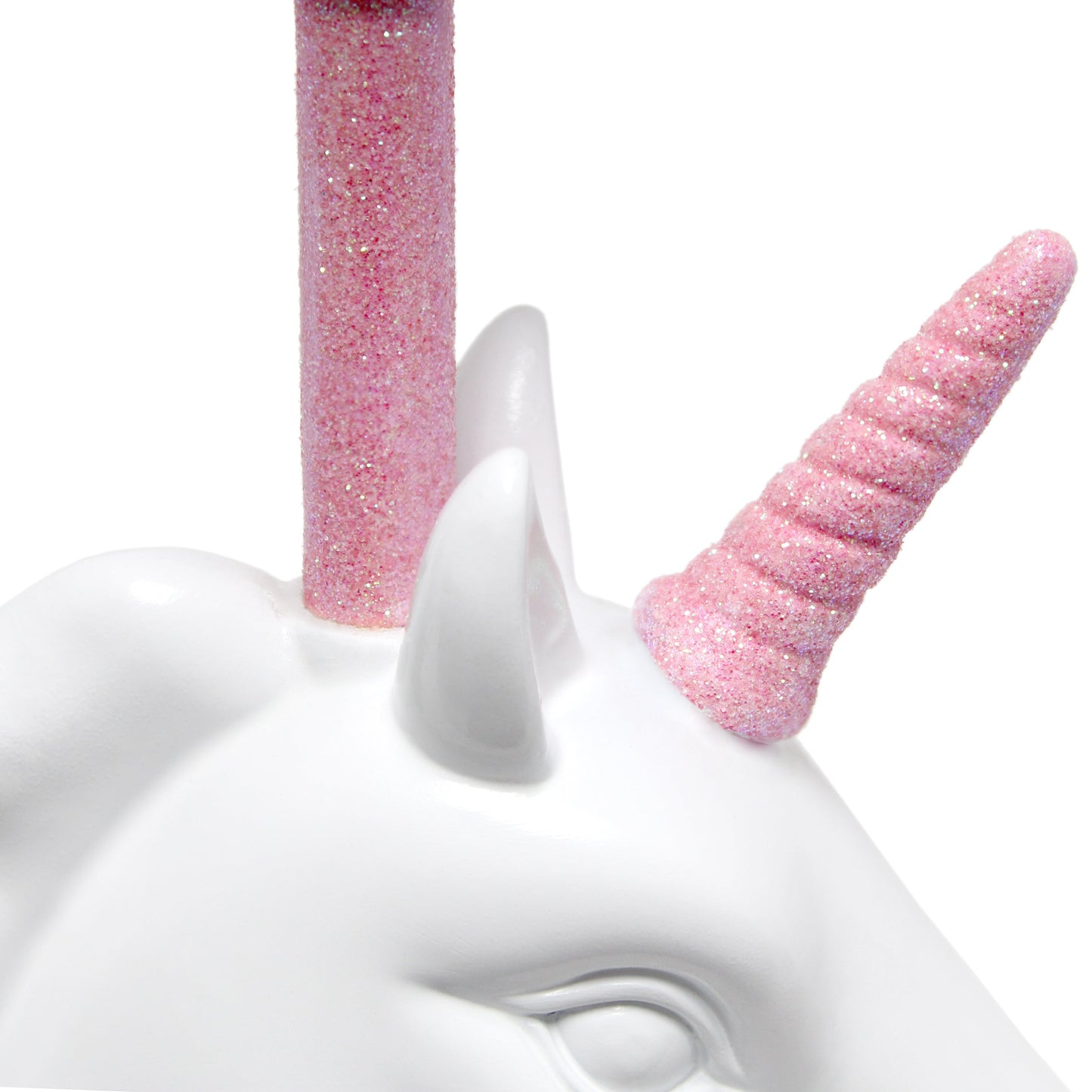 All The Rages Simple Designs Sparkling Pink & White Unicorn Table Lamp