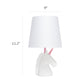 All The Rages Simple Designs Sparkling Pink & White Unicorn Table Lamp