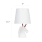 All The Rages Simple Designs Sparkling Rainbow & White Unicorn Table Lamp
