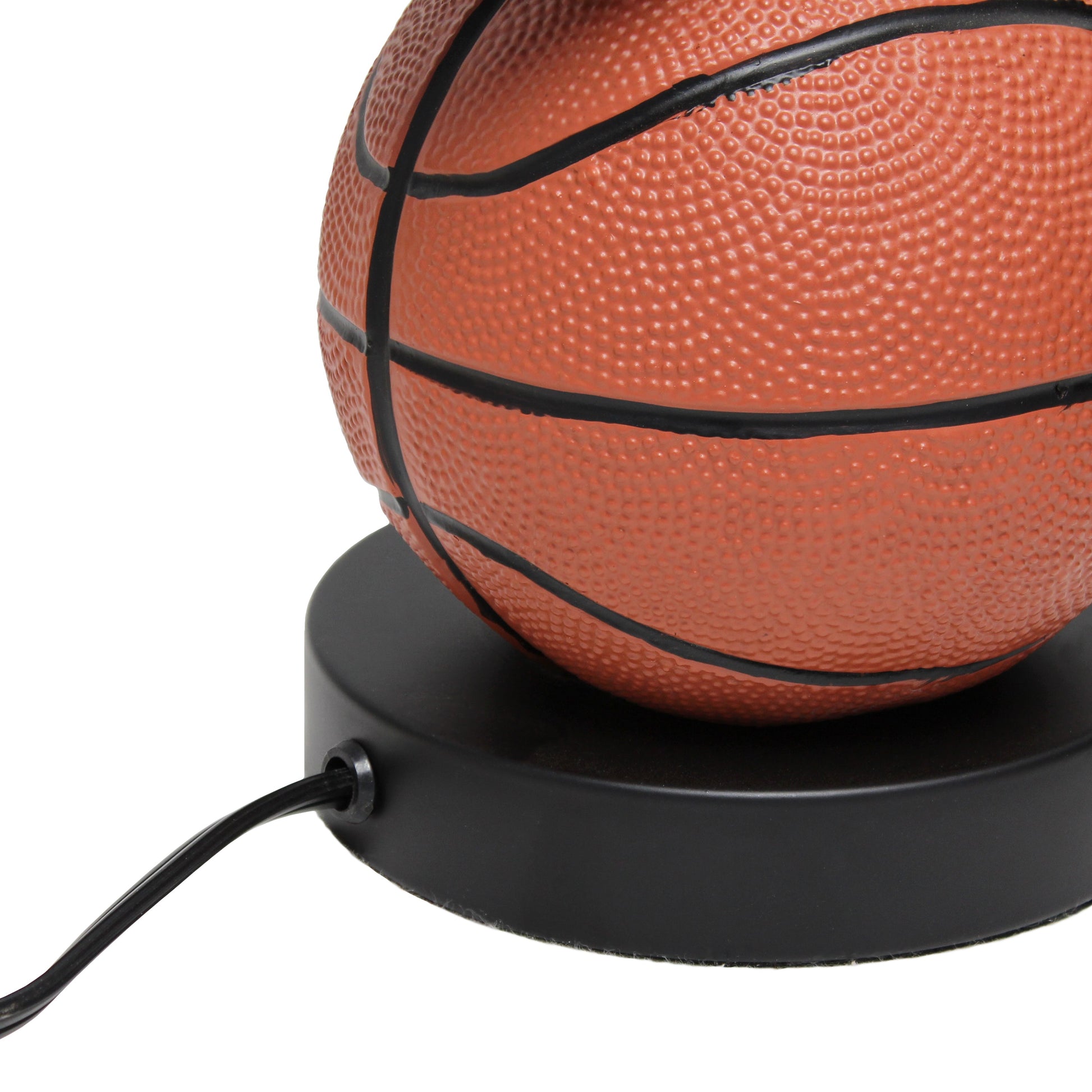 All The Rages Simple Designs SportsLite White 22" Tall Popular Sports Combo Basketball, Baseball, Football Polyresin Table Lamp With Light Beige Tapered Drum Fabric Shade