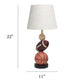 All The Rages Simple Designs SportsLite White 22" Tall Popular Sports Combo Basketball, Baseball, Football Polyresin Table Lamp With Light Beige Tapered Drum Fabric Shade