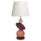 All The Rages Simple Designs SportsLite White 22" Tall Popular Sports Combo Basketball, Baseball, Football Polyresin Table Lamp With Light Beige Tapered Drum Fabric Shade