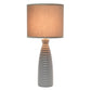 All The Rages Simple Designs Taupe Alsace Bottle Table Lamp