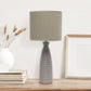 All The Rages Simple Designs Taupe Alsace Bottle Table Lamp