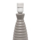 All The Rages Simple Designs Taupe Alsace Bottle Table Lamp