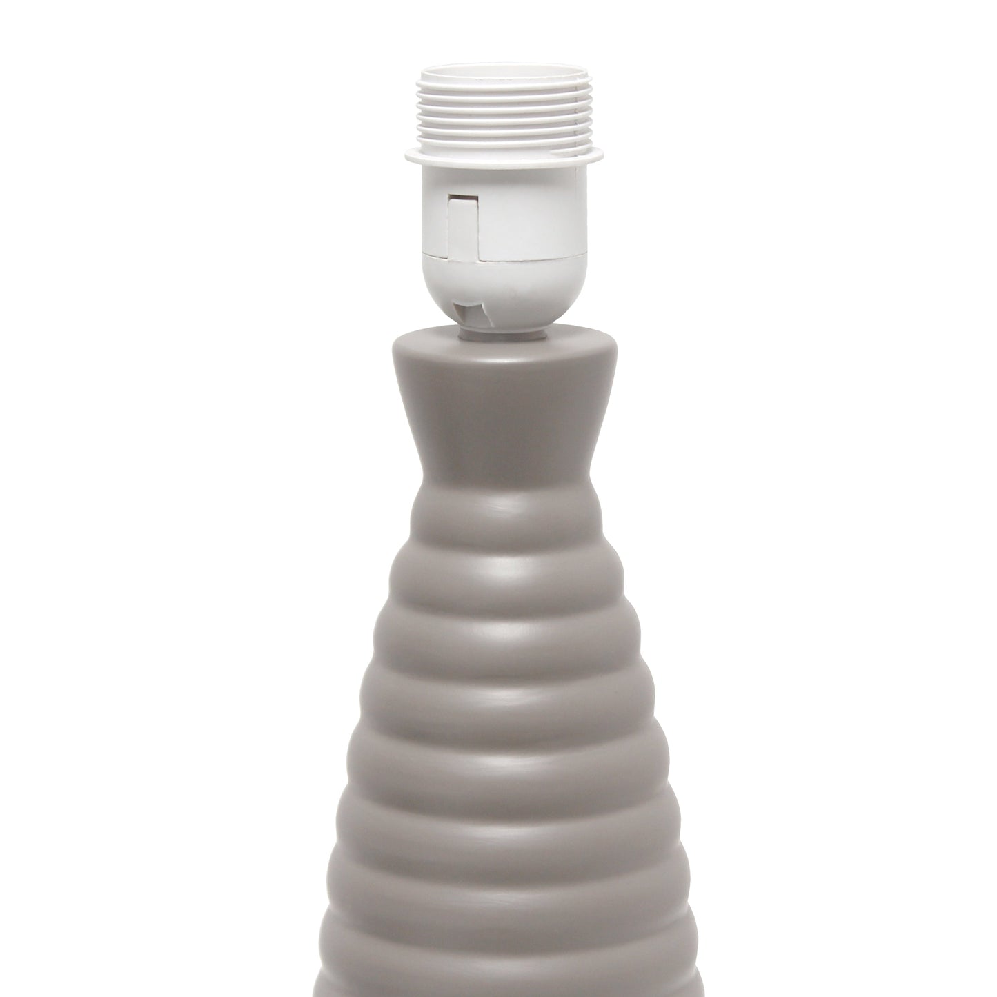 All The Rages Simple Designs Taupe Alsace Bottle Table Lamp