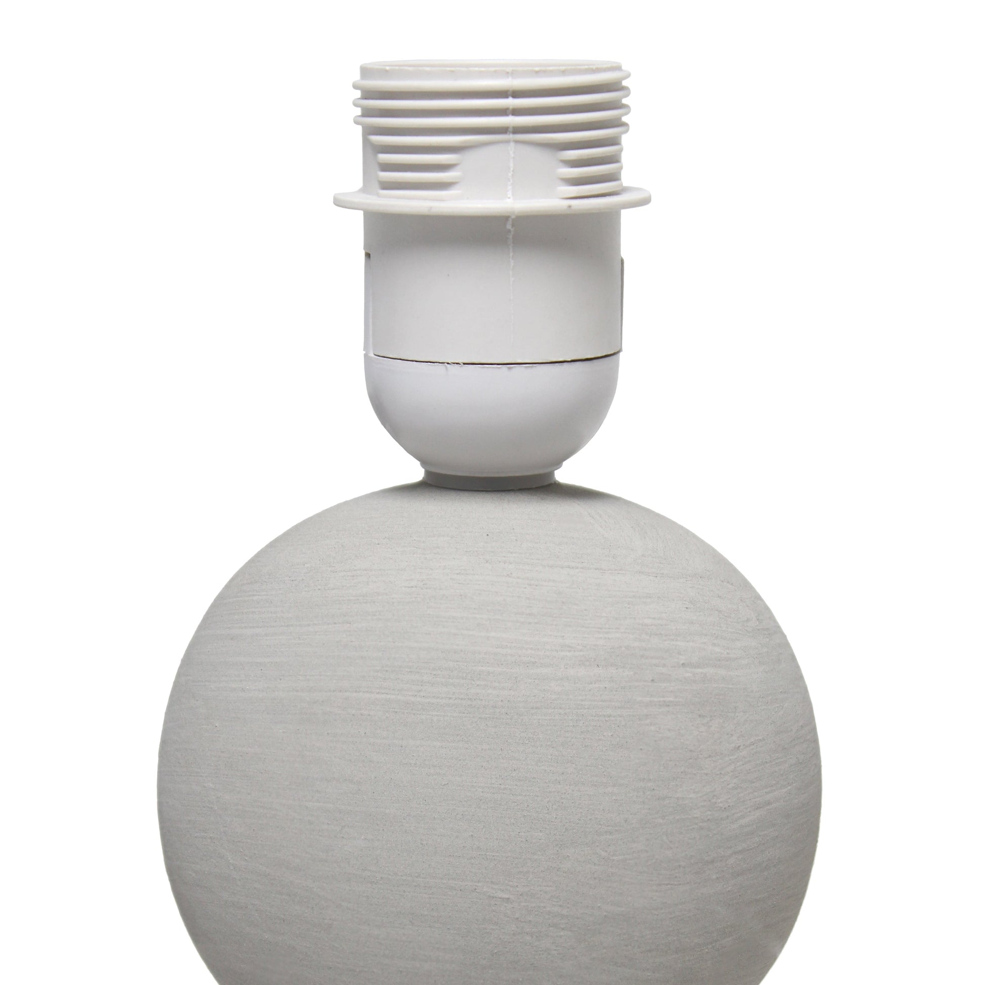 All The Rages Simple Designs Taupe Stone Age Table Lamp