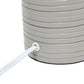 All The Rages Simple Designs Taupe Textured Linear Ceramic Table Lamp