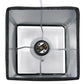 All The Rages Simple Designs White 2-Pack Table Lamps With USB Charging Port & Black Fabric Shades